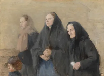 Churchgoers (Easter Morning)