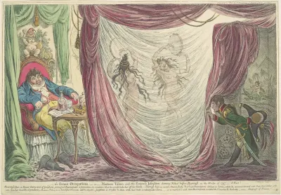 Ci-devant Occupations; or, Madame Talian and the Empress Josephine Dancing Naked before Barrass in the Winter of 1797. - A Fact!