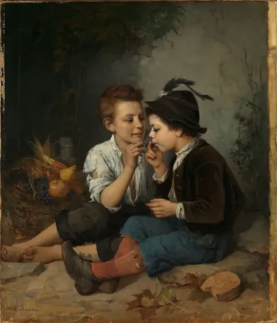 Cigar-Smoking Boys