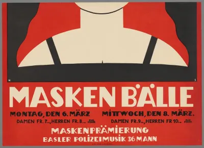 Cinema Wittlin grosser Theatersaal u. überige Räume Masken Balle.