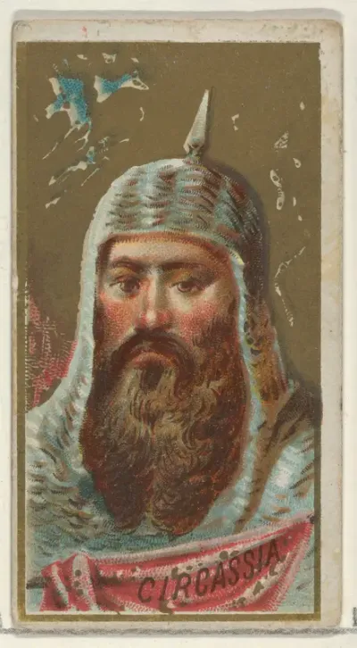 Circassia, from the Types of All Nations series (N24) for Allen & Ginter Cigarettes