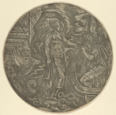 Circe Giving a Drink to Ulysses's Companions