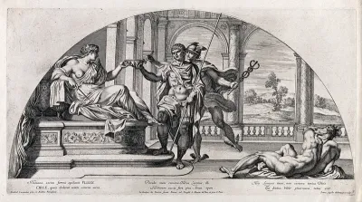 Circe, Ulysses [Odysseus] and Mercury [Hermes]