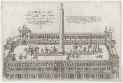 Circus Flaminius, from "Speculum Romanae Magnificentiae"
