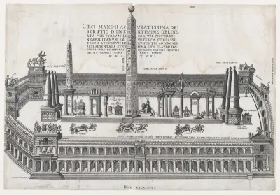 Circus Maximus, from "Speculum Romanae Magnificentiae"