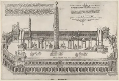 Circus Maximus, from "Speculum Romanae Magnificentiae"