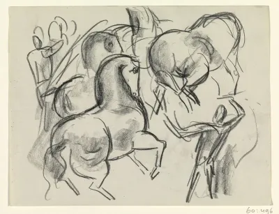 Circuspaarden en figuren