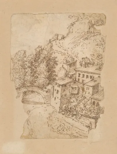 City Landscape with a Bridge