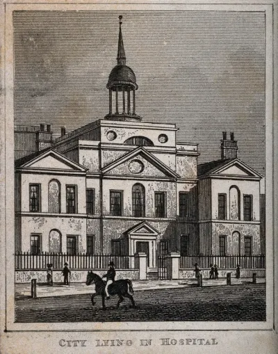 City of London Lying-in Hospital: the facade