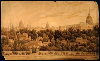 City of Oxford. Watercolour drawing, 1784?