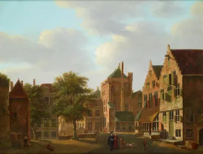 City View with elegant Couple