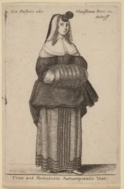 Ciuis aut Mercatoris Antuerpiensis Vxor