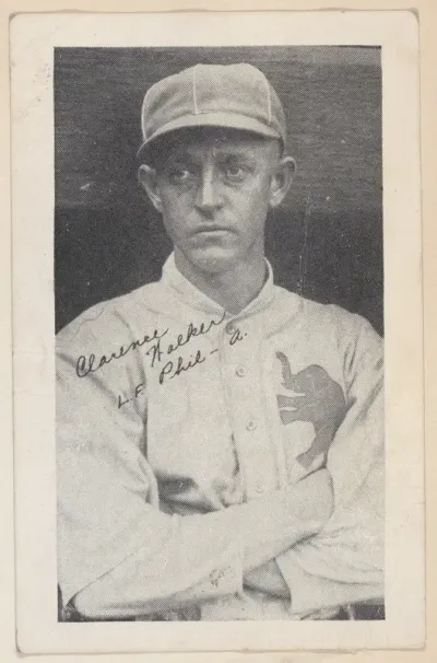 Clarence Walker, L.F. Phil - A., from Baseball strip cards (W575-2)