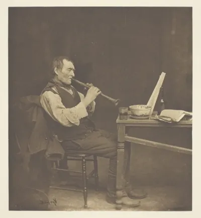 Clarionet Player, No. 13 from the portfolio "American Pictorial Photography, Series I" (1899)
