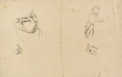 Clasped hands in the lap of an Italian woman