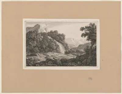 Classical Landscape with a Flutist