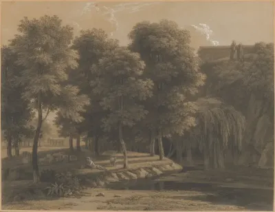 Classical Landscape with a Shepherd