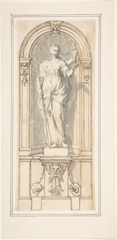 Classical Niche with Figure of a Woman