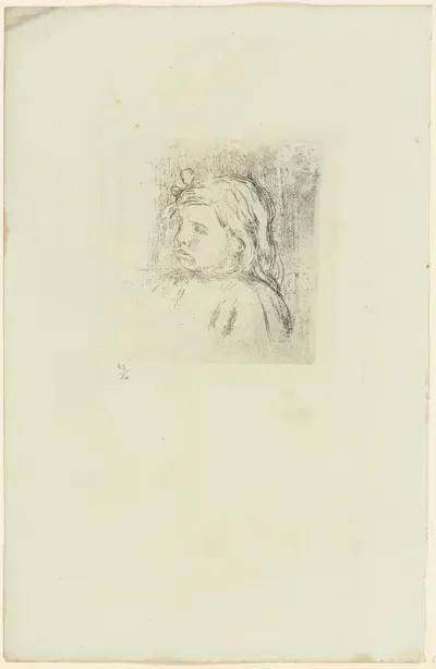 Claude Renoir Turned Three-Quarters to the Left