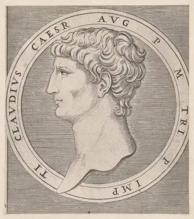 Claudius, from The Twelve Caesars, from "Speculum Romanae Magnificentiae"