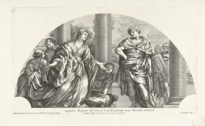 Cleopatra en Augustus