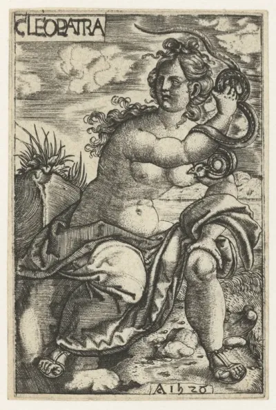 Cleopatra met slang