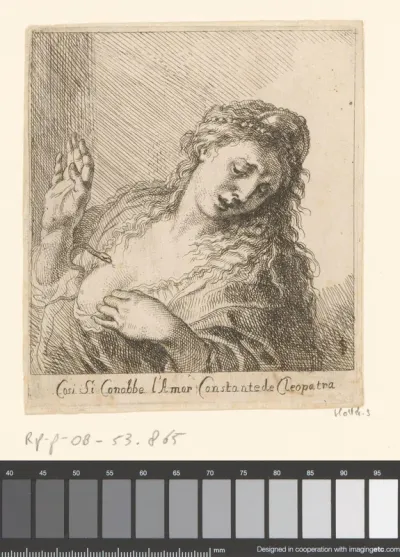 Cleopatra pleegt zelfmoord