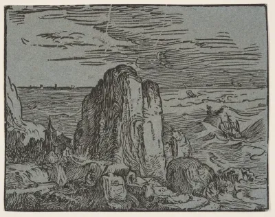 Cliff on a Seashore