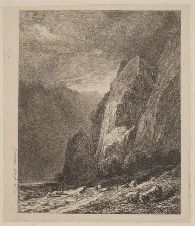 Cliffs in a Storm