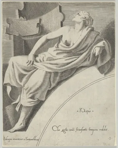 Clio, from "The Muses and the Three Goddesses"