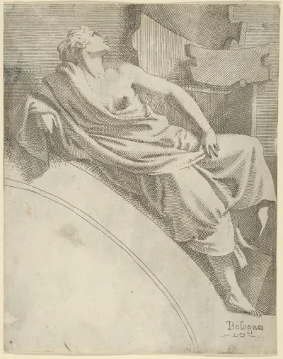 Clio, from "Twelve Muses and Goddesses"
