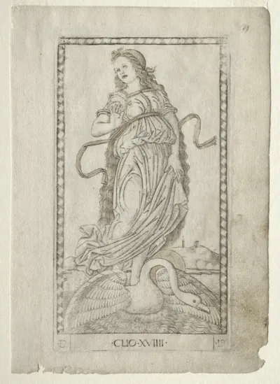 Clio (history) (from the Tarocchi series D:  Apollo and the Muses, #19)