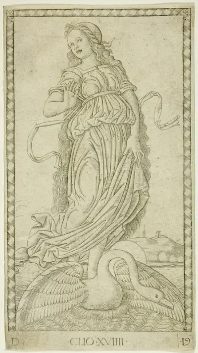 Clio, plate nineteen from Apollo and the Muses