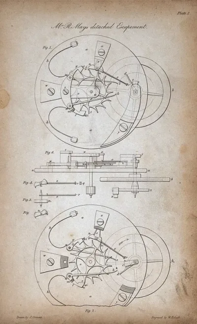 Clocks: an escapement mechanism