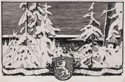 Closing Vignette from the Poem The Ensign’s Greeting