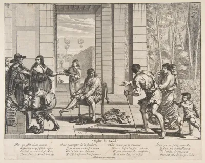 Clothing Beggars, from "Acts of Mercy" (Les Oeuvres de Miséricorde)