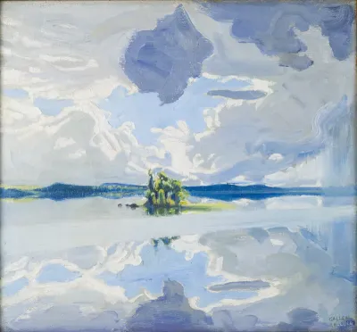 Clouds above a Lake