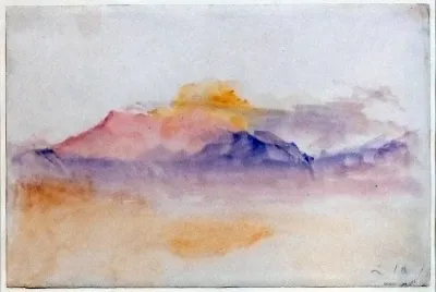 Clouds over the Rigi at Sunrise, from Lucerne
