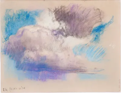 Clouds, page from Järnefelt's sketchbook