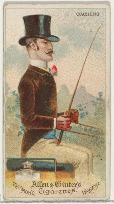 Coaching, from World's Dudes series (N31) for Allen & Ginter Cigarettes