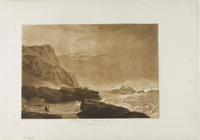 Coast of Yorkshire, plate 24 from Liber Studiorum