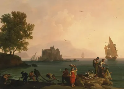Coastal landscape near Naples