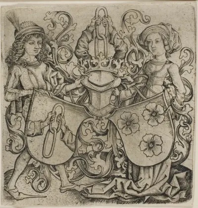 Coat of Arms of Rohrbach and Eilge von Holzhausen