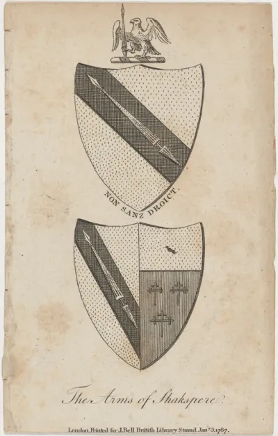 Coat of Arms of Shakespeare