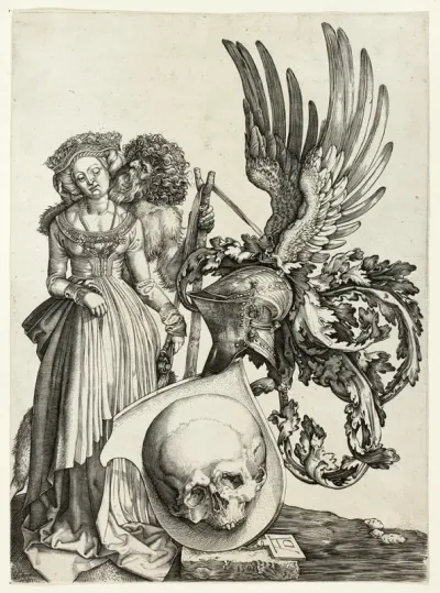 Coat of Arms with a Skull