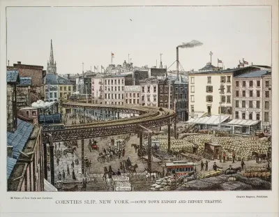 Coenties Slip, New York.--Down Town Export and Import Trading