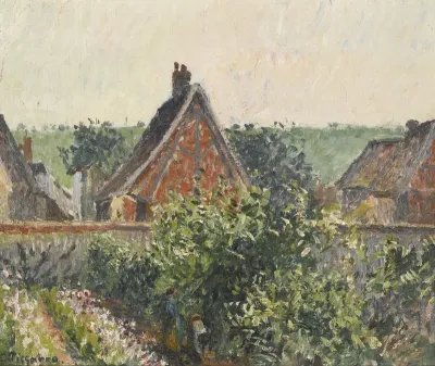 Coin du jardin à Eragny