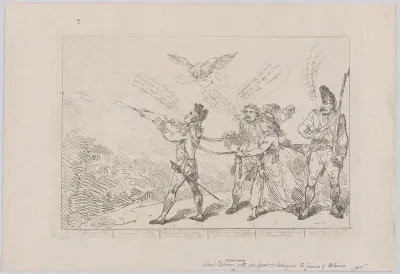 [Col. Topham Endeavouring, With His Squirt, to Extinguish the Genius of Holman]
