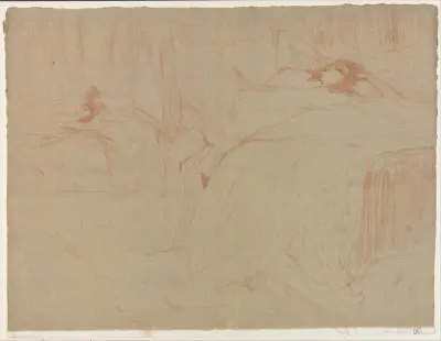 Collapsed on the Bed, from "Elles"
