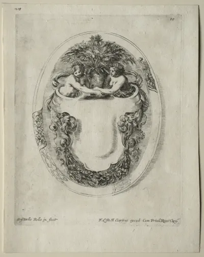 Collection of Various Caprices and New Designs of Cartouches and Ornaments: No 10